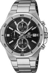 Ora dore Casio Edifice EFV-640D-1AVUEF, kronograf, 44mm, çelik inox argjend