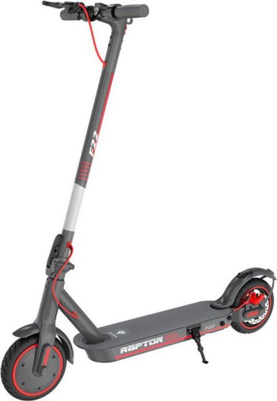 Trotinet elektrik Aiwa F22-700/85, 700W, rrota 8.5", gri me të kuqe