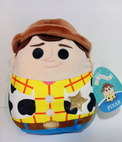Lodër pellushi Squishmallows Disney, 7", stile të ndryshme, shumëngjyrëshe