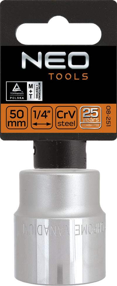 Çelës gotë NEO 08-313, 3/4", 41mm, gri metalik
