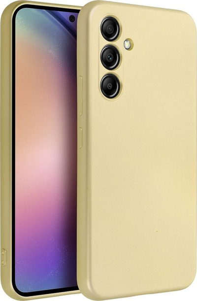Maskë telefoni për Samsung Galaxy A54 5G, metallic, TPU, ngjyrë ari