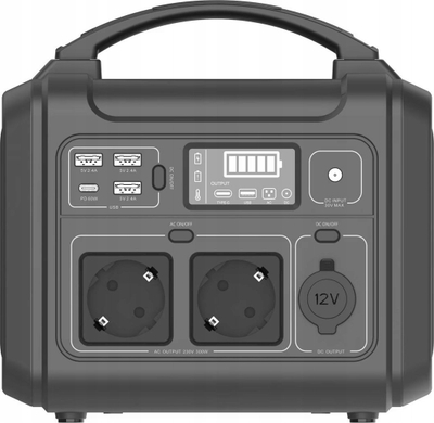 Stacion energjie portabël Ezviz PS300, 300W, me ekran LCD, ngjyrë e zezë