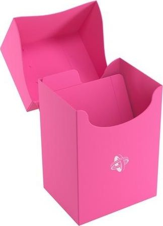 Kuti letrash Gamegenic Deck Holder 80+, polipropilen, kapak 180°, rozë
