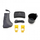 Sediolje makine U-Grow Goldfix Plus, ISOFIX, R129, poliester, gri