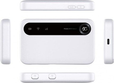 Hotspot ZTE U50 me WiFi 6 AX1800, 5G, deri në 32 pajisje, i bardhë, i pa bllokum