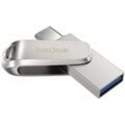 USB SanDisk Ultra Dual Drive Luxe, 1TB, argjendtë
