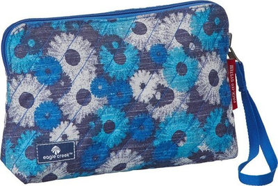 Çantë dore Eagle Creek Pack It Quilted Reversible Wristlet, poliestër, që kthehet mbrapsht, blu me figura