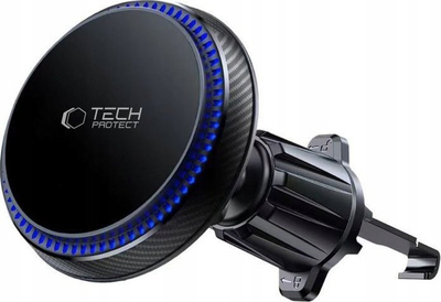 Mbajtëse telefoni për makinë Tech-Protect MM15W-V4, MagSafe, karikim wireless 15W, e zezë