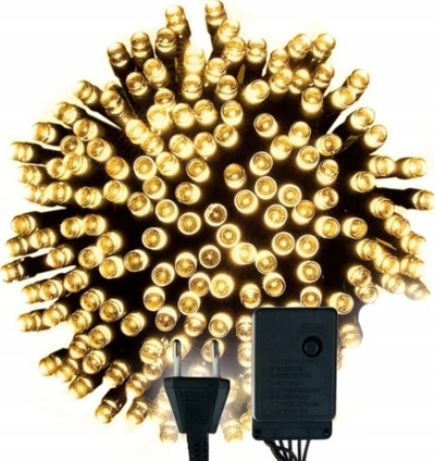Drita zbukuruese LED “Christmas Tree Lights”, 100 LED, 10 m, të bardha të ngrohta