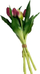 Buqetë lulesh artificiale SASKA Gift and Decor Tulip, 5 copë, silikon PU 28 cm, lejla