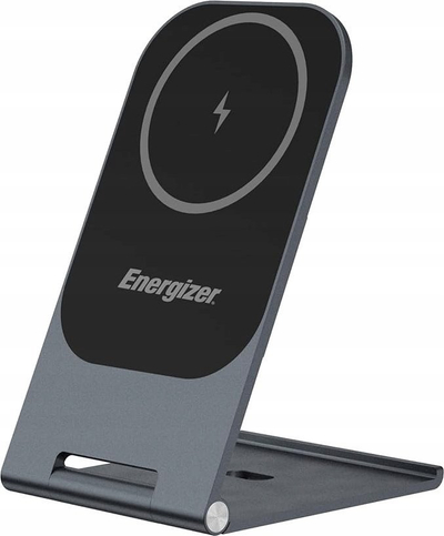 Karikues wireless Energizer WCP102, 15W, magnetik, palosës, i zi