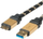 Kabllo USB Roline 11.02.8879, USB 3.0 A në Micro B, 2m, e zezë