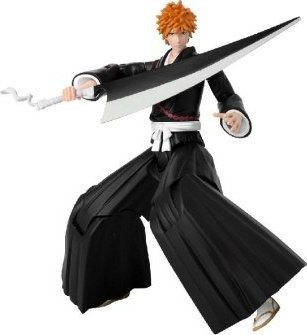 Figurë Bandai Anime Heroes Bleach Kurosaki Ichigo, 17 cm, që lëviz në kyçe, e zezë