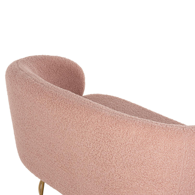 Sofa Arien 130x75x85Hcm (HM8492.22), rozë/ ari
