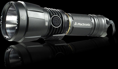Elektrik dore MacTronic Blitz K3, 3000lm, i rikarikueshëm, i zi