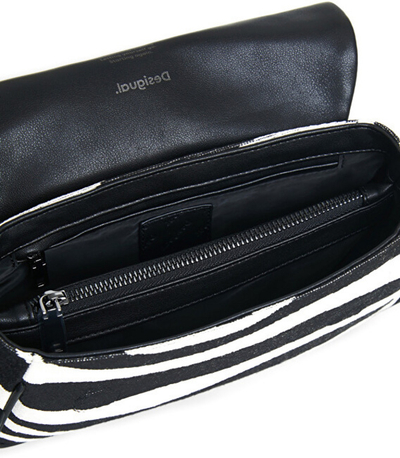 Çantë dore Desigual Bag Canalis Tromso, e zezë/bardhë
