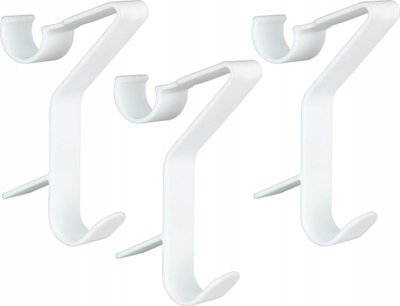 Varëse radiatorësh WENKO Flexi Round, set 3 copë, plastike ABS, të bardha