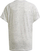 Bluzë sportive për kalamaj Adidas Future Icons, logo e madhe, material jersey, gri melange
