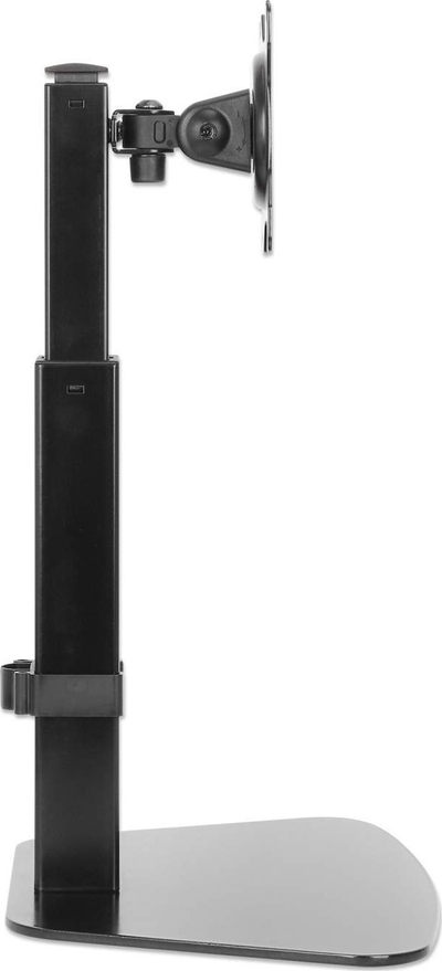 Mbajtëse tavoline Manhattan me piston gazi, për monitor 15\" 32\", VESA 75x75 100x100, e zezë