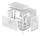 Kutia PC DeepCool CH260, MicroATX Gaming, xham i temperuar, e bardhë