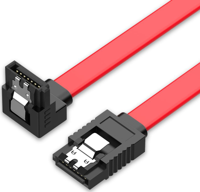 Kabllo SATA Vention 3.0, 0.5m, me kapëse, e kuqe