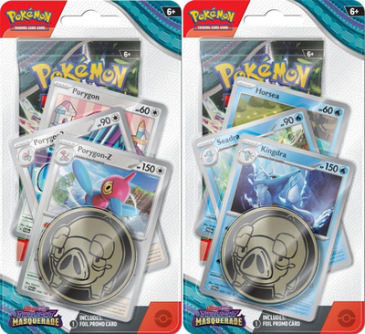 Set letra Pokemon Scarlet &amp; Violet Twilight Masquerade Premium Checklane, booster pack, 3 letra promo