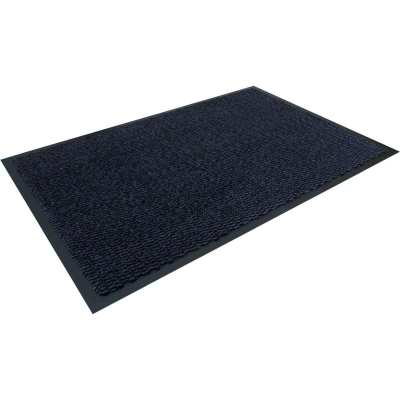 Dyshek hyrje Easy Life Mako, 90x150 cm, gomë antirrëshqitëse, blu navy