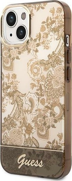 Mbrotjëse telefoni Guess GUHCP14MHGPLHC, për iPhone 14 Plus 6.7", hardcase, okër