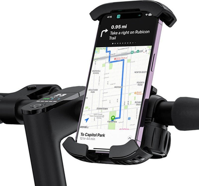 Mbajtëse telefoni për biçikletë Baseus QuickGo, rrotullim 360°, e zezë