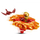 Lodër LEGO NINJAGO Kai's Dragon Spinjitzu Spinner, set ndërtimi, me 2 minifigura, shumëngjyrëshe