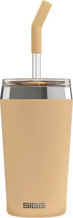Gotë termike Sigg Helia Travel Mug, 450ml, çelik inox, pjeshkë e zbehtë
