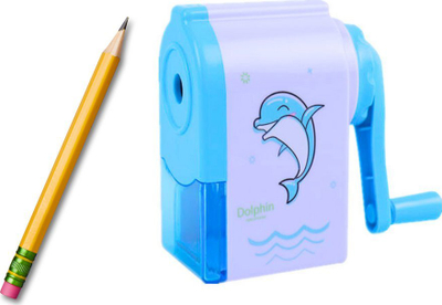 Mprehëse lapsash Dolphin Crank, enë mbeturinash, blu