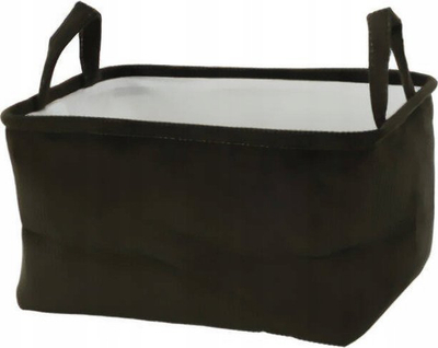 Shportë për rregull Home Styling Collection, 35x25x20 cm, me doreza, jeshile e errët