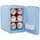 Mini-frigorifer Elle Home, 4L, me pasqyrë LED, blu
