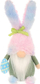 Figurinë zbukuruese Saska Gnome Bunny, 27 cm, për Pashkë, shumëngjyrëshe