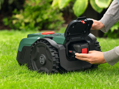 Robot kositës Bosch VISIMOW18V-200, 18V, sipërfaqe deri 200 m², jeshil