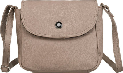 Çantë crossbody PETERSON PTN 17571 FTS, lëkurë natyrale, e vogël, bezhë