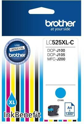 Ngjyrë për printer Brother LC525XLC (cyan)