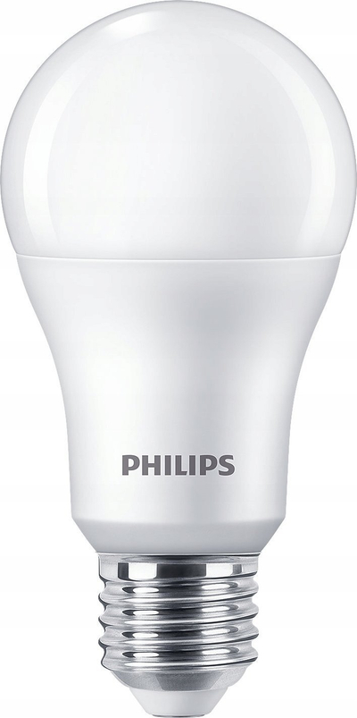 Llambë LED Philips E27 13W, 2700K, opal, set 3 copë