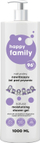 Гел за туширање Happy Family, природно хидратирачки, 1000 ml