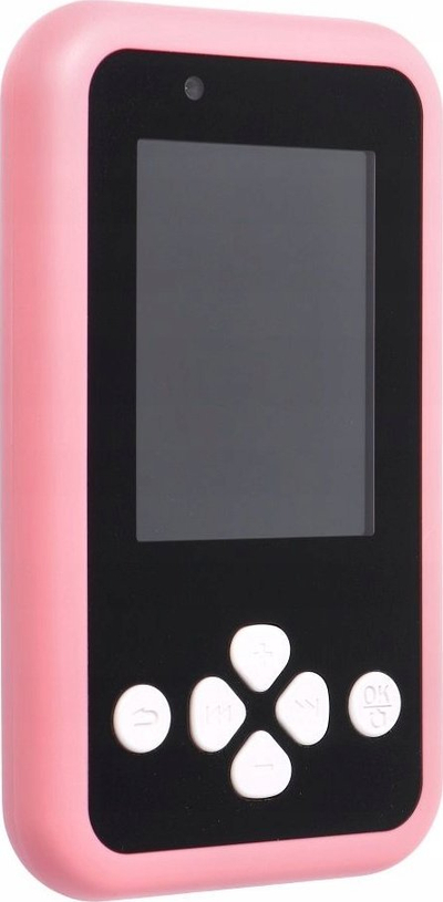 Konzolë lojërash për fëmijë KDC-0027A, ekran 2.4" IPS, rozë