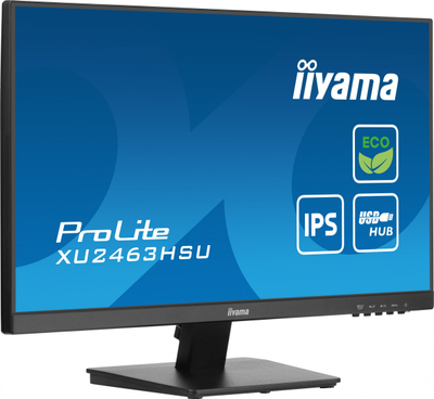 Monitor iiyama ProLite XU2463HSU B1, 24", IPS, Full HD, i zi