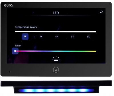 Citofon me video Eura VDP-49A3-2TY, ekran 7", Wi-Fi Tuya, i zi