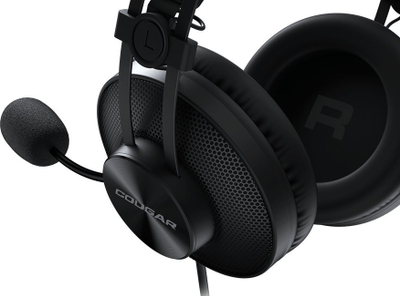 Kufje gaming Cougar Immersa Essential, stereo, 3.5mm, të zeza