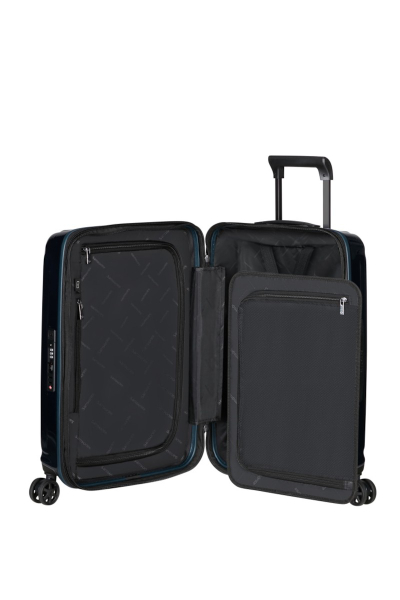 Valixhe Hard Me 4 Rrota Samsonite Nuon 55/20 Ngjyrë Blu Metalike