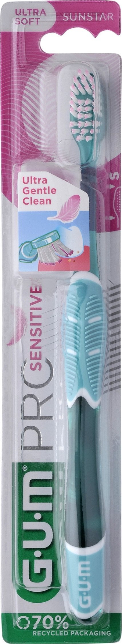 Furçë dhëmbësh GUM Pro Sensitive, ultra soft, për dhëmbë të ndjeshëm