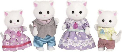 Set lodrash Sylvanian Families Persian Cat Family, 4 figura, për fëmijë 3+