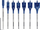 Set shpuese të sheshta për dru Bosch Expert Self Cut Speed, 7 copë, 16-32mm