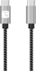 Kabllo USB Techly ICOC MU2CC-020-AL, USB-C me USB-C, 0.5m, 3A, gri me të zezë
