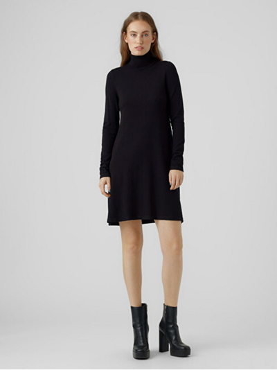 Фустан Vero Moda VMHAPPINESS, црн